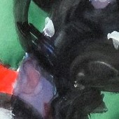 ohne titel, 2023, aquarell auf papier, 50x65 cm, copyright vg bildkunst + axel hptner
